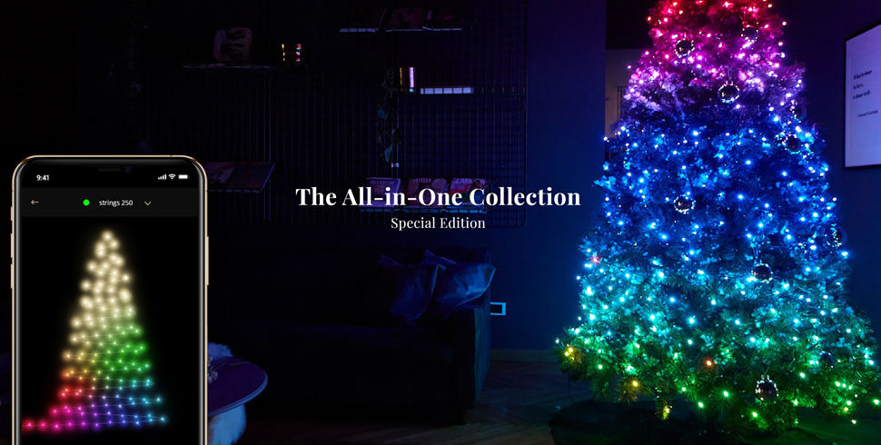 Lumières d'arbre de Noël à LED Twinkly