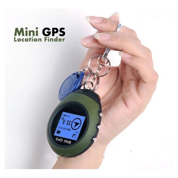 mini navigation gps sur porte-clés porte-clés anneau