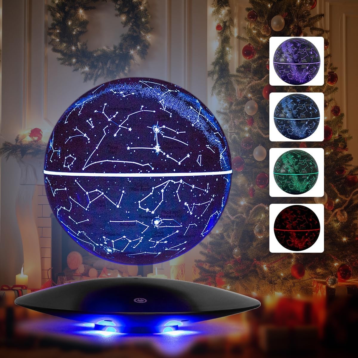 Stylo à bille lumineux de Noël - 20 cm - Différents modèles - Multicolore