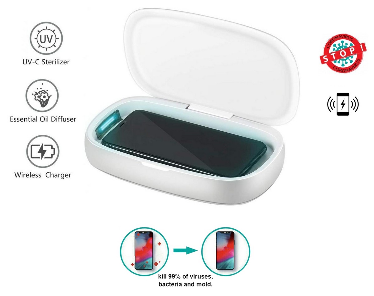 Boîte Désinfectant UV Portable - Stérilisateur UVC Téléphone