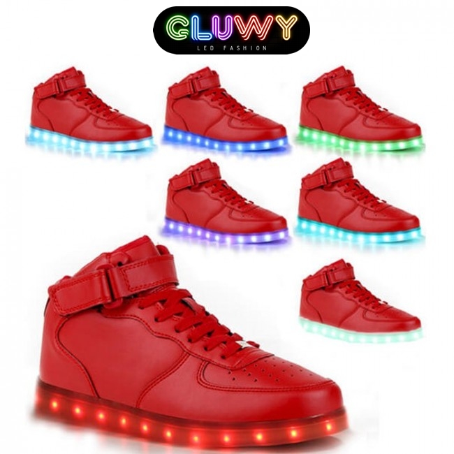 chaussures clignotantes gluwy